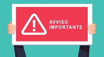 AVVISO IMPORTANTE - Cambio sito web
